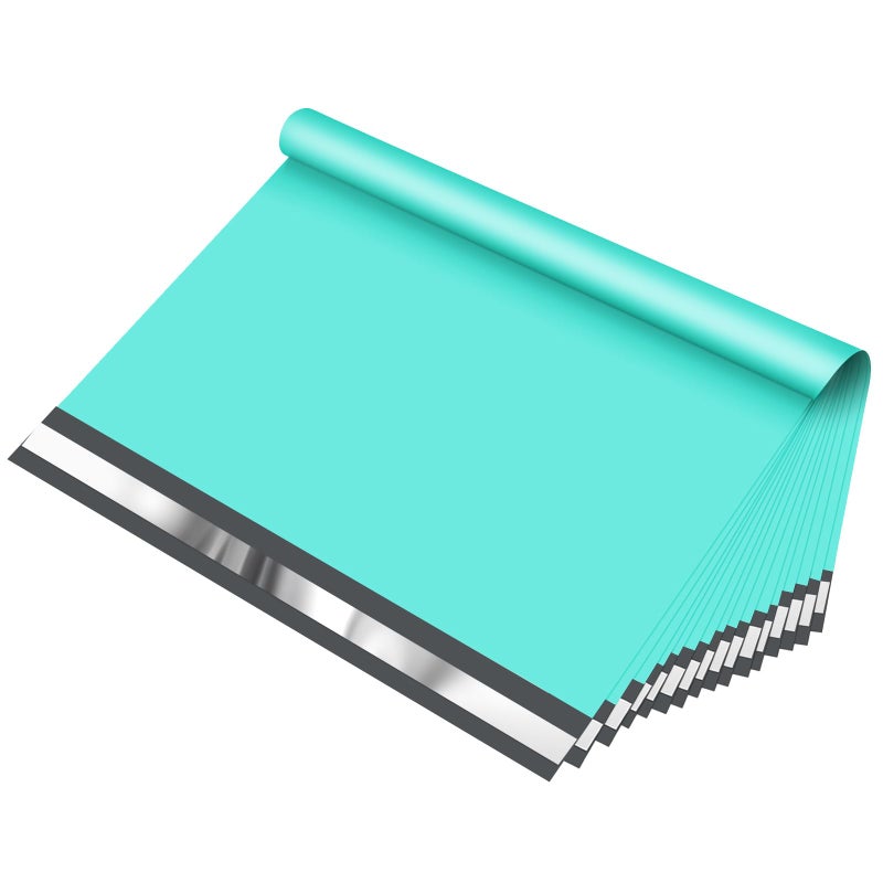Fuxury 24x24 50pc Teal Large Poly Mailers Heavy Duty Shipping Envelops Self Sealing Envelopes Bags Enhanced Durability Multipurpose Envelopes Keep Items Safe Protected - Image 1